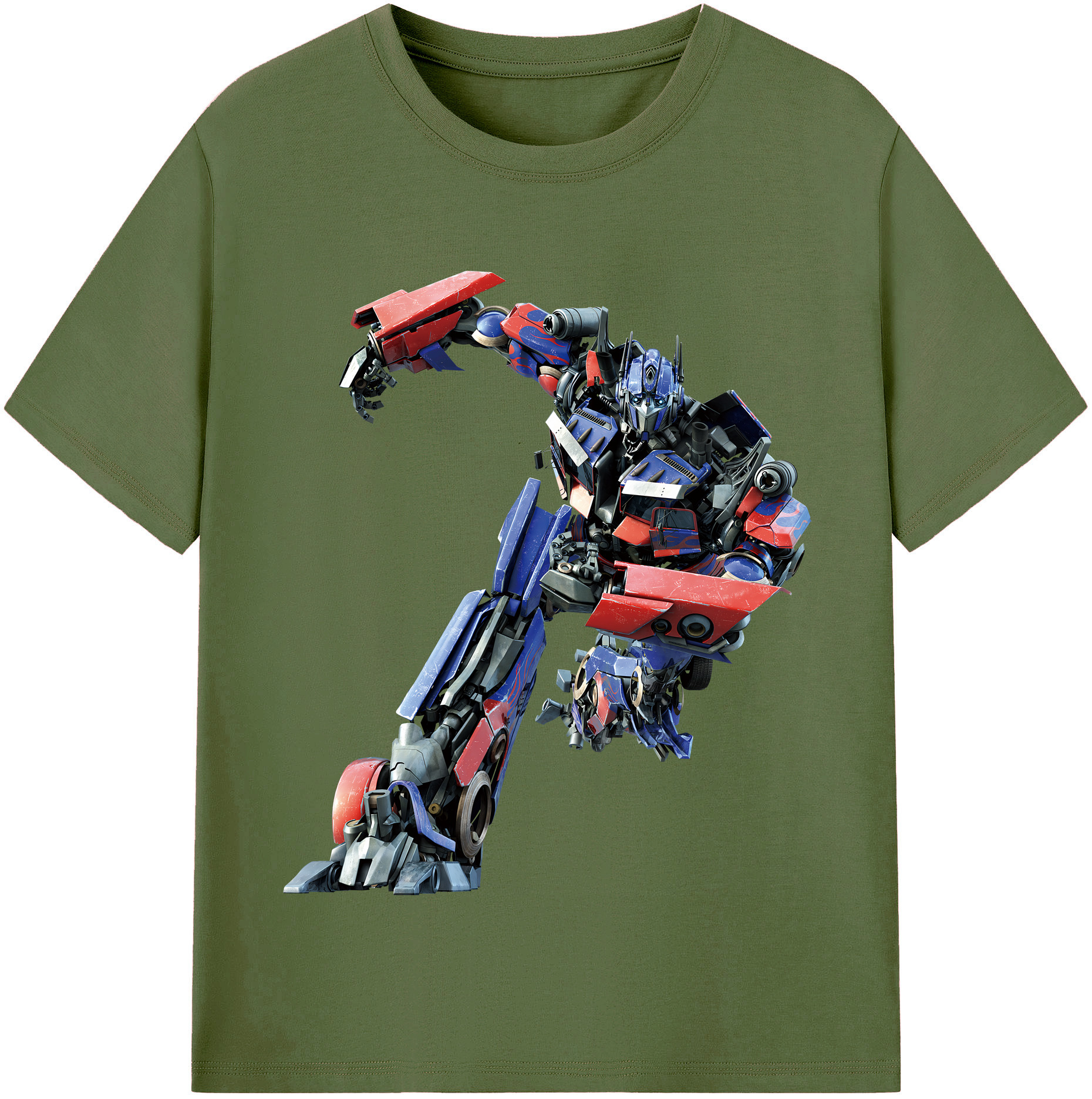 （画像用） Transformers トランスフォーマー 綿100％半袖Tシャツ（フロントプリント）